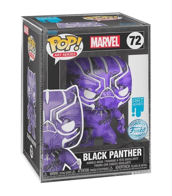 Funko Pop ! Art Series Marvel (72) Black Panther Special Edition Vinyl Figure
