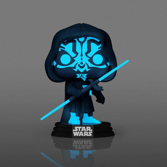 Funko Pop! Star Wars (740) Darth Maul - Exclusive - Glows In The Dark Figure 9Cm