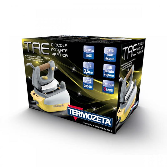 Termozeta Tre Ferro Da Stiro A Vapore Professionale Con Caldaia Acciaio Inox