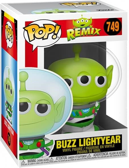 Funko Pop! Pixar Disney Remix (749) Alien As Buzz Lightyear Figure 9Cm Statua