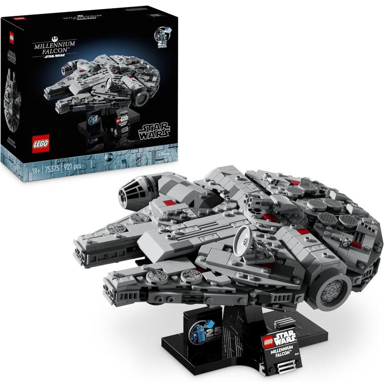 Lego - Star Wars 75375 (Millennium Falcon) 921 Pezzi Dinsey - 25 Anniversary 18+