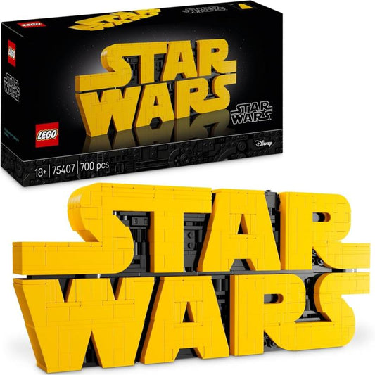 Lego - Star Wars 75407 (Logo In Mattoncini) 700Pz Costruzione Dinsey Adulti 18+