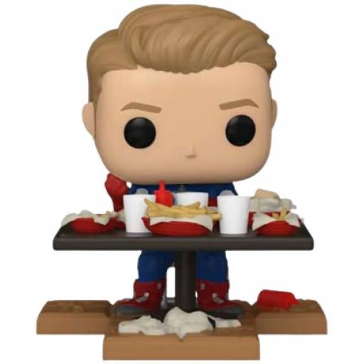 Funko Pop! Marvel Avengers Deluxe (758) Victory Shawarma Capitan America Special