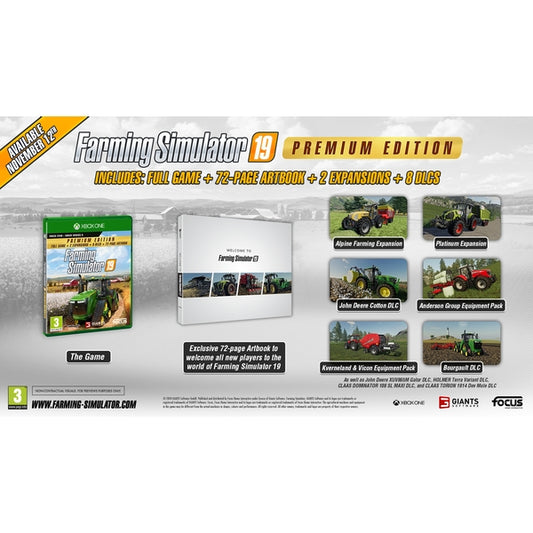Farming Simulator 19 Premium Edition Xbox One Italiano Videogioco Eu Nuovo