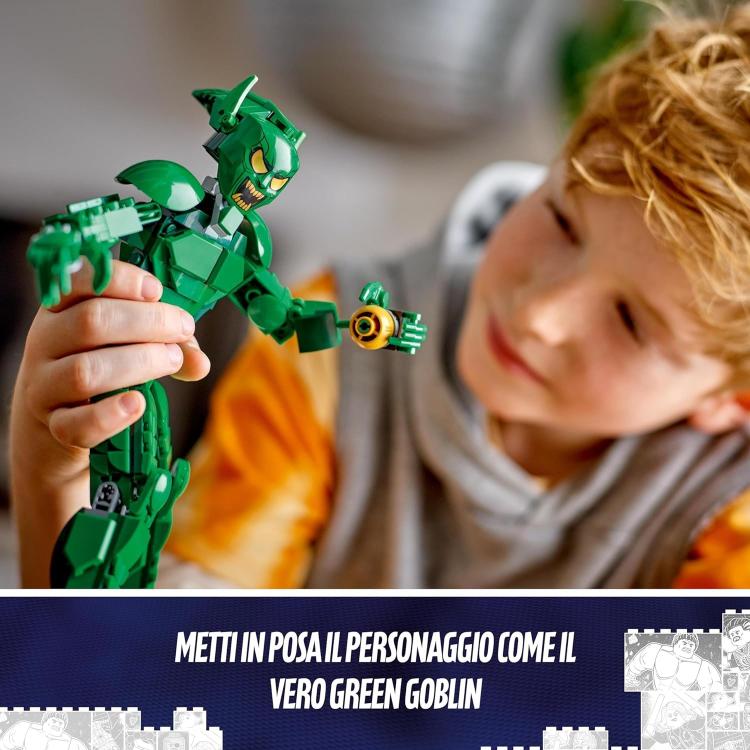 Lego Marvel Pergonaggio Costruibile Di Goblin 76284 Spider-Man Figure 8+ 471Pz