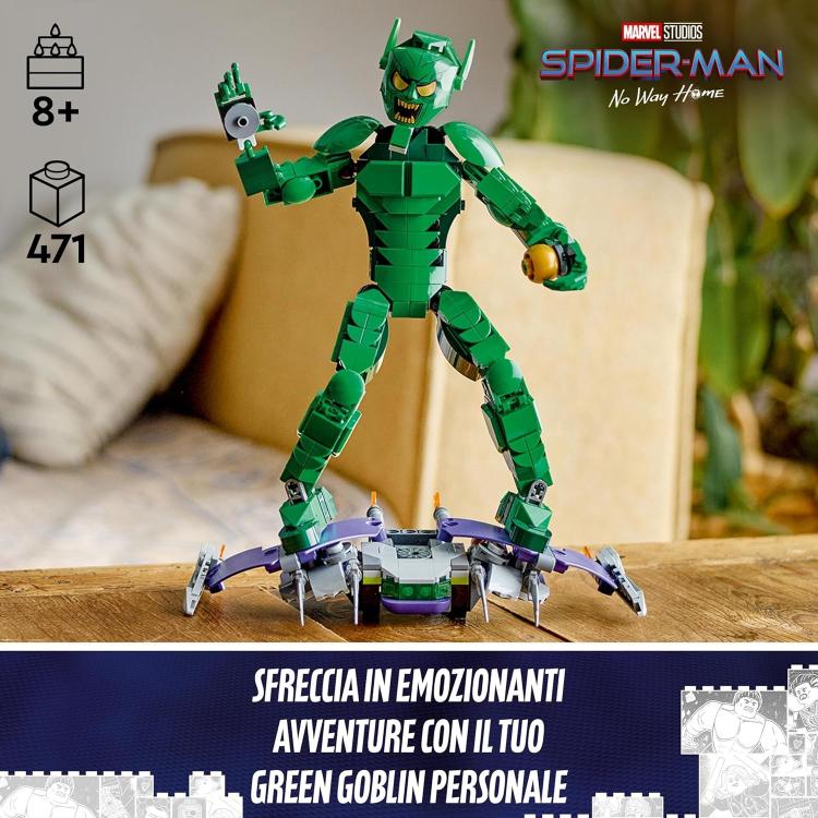 Lego Marvel Pergonaggio Costruibile Di Goblin 76284 Spider-Man Figure 8+ 471Pz