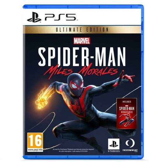 Marvel'S Spider-Man Miles Morales Ultimate Edition Ps5 Gioco Pal Italiano