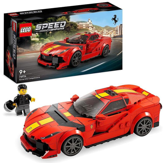 Lego Speed Champions Ferrari 812 Competizione 76914 Modellino Auto Figure 261Pz