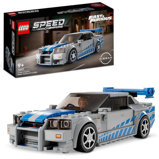 Lego Speed Champions Nissan Skyline Gt-R "Fast & Furious" 76917 Modellino 319Pz