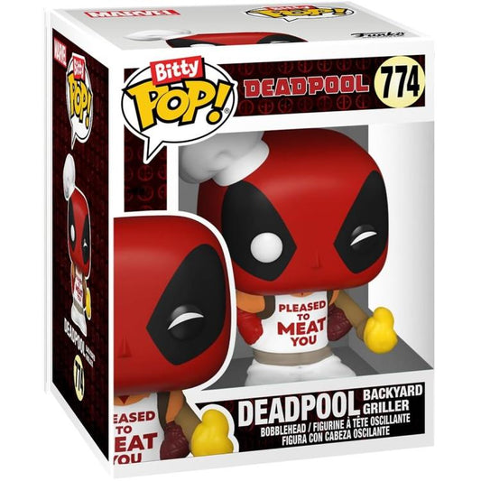 Funko Bitty Pop ! Deadpool - Deadpool Bbq/Clown/Bedtime 4 Pack Mistery Figure