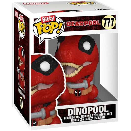 Funko Bitty Pop! Deadpool Dinopool/Deadpool Barista/Roman Senator 4 Pack Mistery