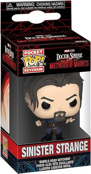 Funko Pop ! Keychain Pocket Marvel Doctor Strange (Sinister Strange) Portachiavi
