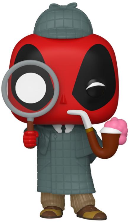 Funko Pop ! Marvel Deadpool (784) Sherlock Deadpool Special Edition Figure 9Cm