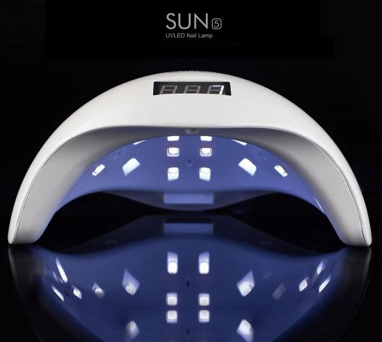 Lampada Uv Led Fornetto Ricostruzione Unghie Mani Piedi 48W Sun5 Display Sensore