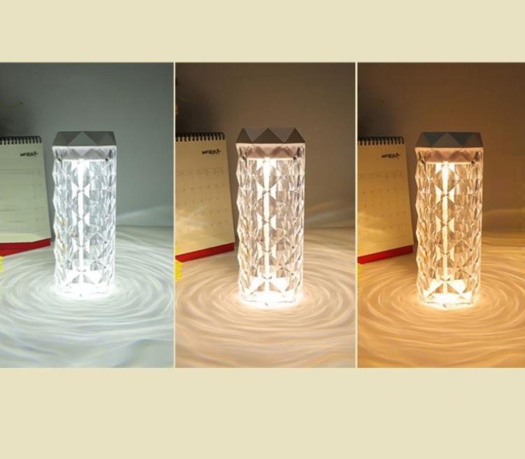 Lampada Led Diamantata Diffusore 900Ml Profumo Umidificatore Aromi Aromaterapia