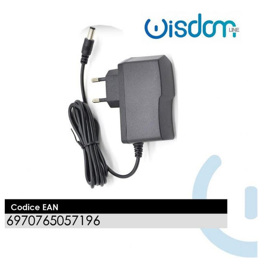 ALIMENTATORE STABILIZZATO 12V 1A TRASFORMATORE SPINA 220V TELECAMERA STRISCE LED