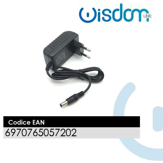 ALIMENTATORE STABILIZZATO 12V 2A TRASFORMATORE SPINA 220V TELECAMERA STRISCE LED