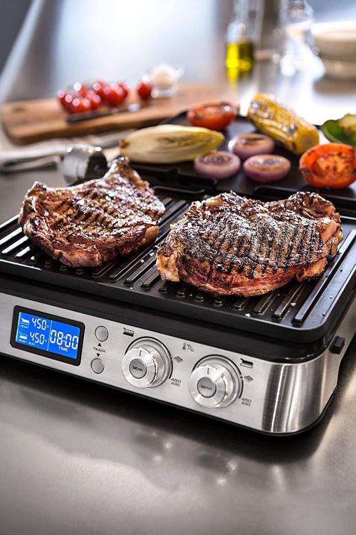 DeLonghi PIASTRA MULITGRILL CGH1030D BISTECCHIERA ELETTRICO 2000W FORNO BARBECUE