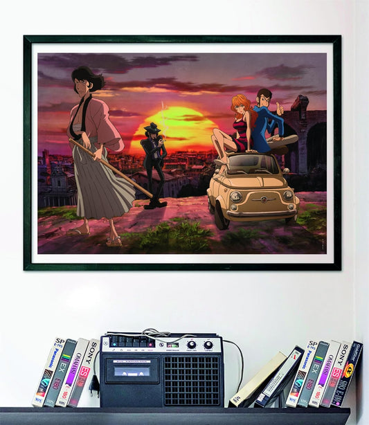 Clementoni Puzzle Lupin III 1000 Pezzi Puzzle Adulti + Poster Incluso