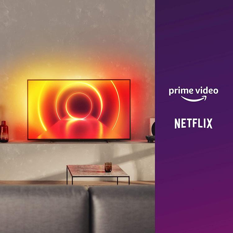 Philips Smart Tv 58" Led Ambilight 58Pus7805/12 Ultra Hd 4K Hdr Alexa Integrato