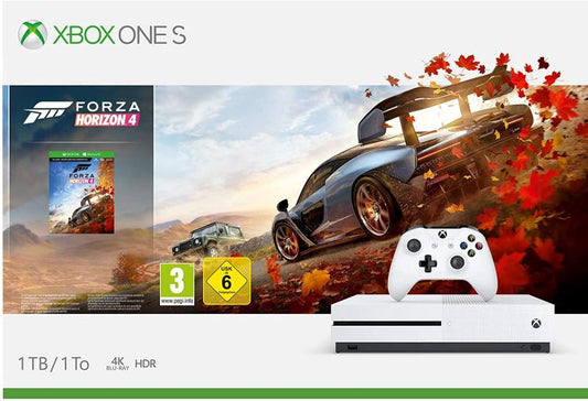 Xbox One S Console 1Tb + Gioco Forza Horizon 4 + 14Gg Live + 1 Mese Gamepass