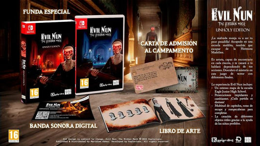 Evil Nun The Broken Mask Unholy Edition N/S Gioco Italiano Nintendo Switch Pal