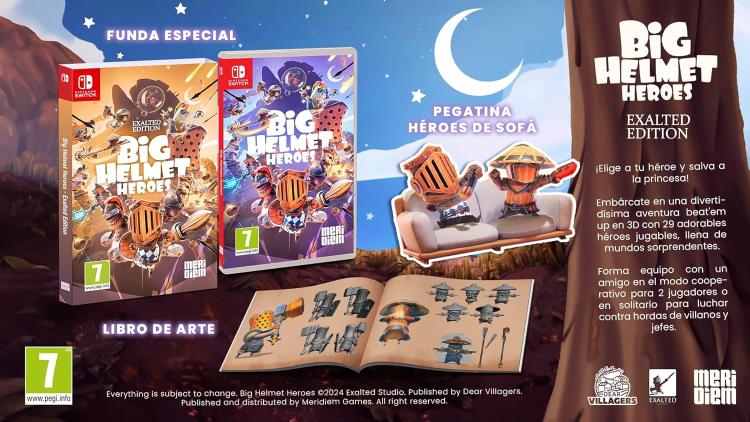 Big Helmet Heroes Exalted Edition Nintendo Switch Videogioco Gioco Eu Italiano