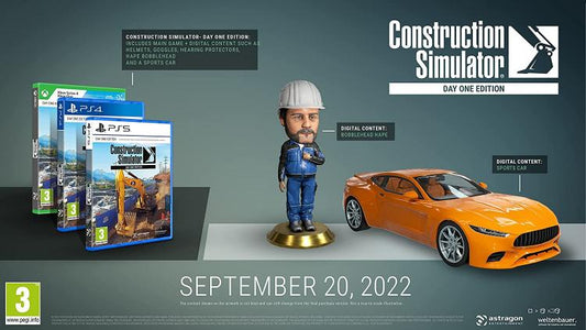 CONSTRUCTION SIMULATOR STANDARD EDITION PS4 GIOCO NUOVO SIGILLATO PLAYSTATION 4