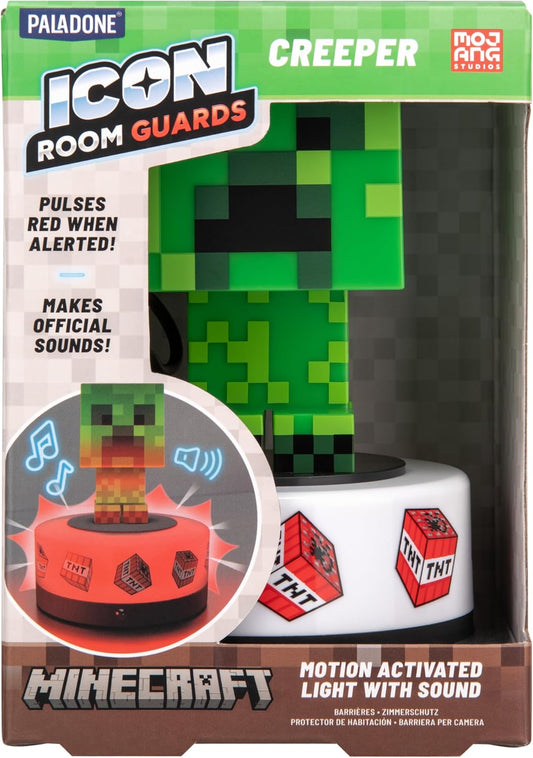 Paladone Minecraft Creeper Luce notturna Con Sensore di Movimento Lampada a Led
