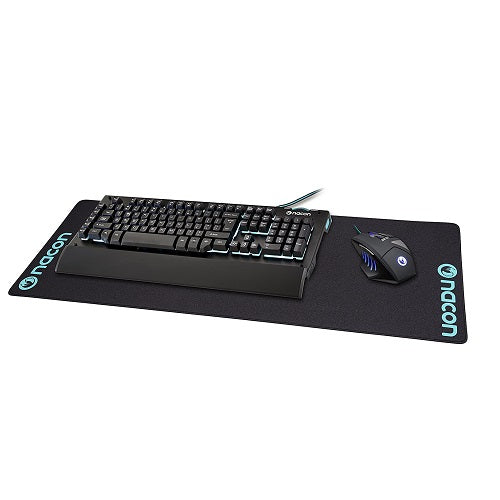 Nacon Tappetino Mouse E Tastiera Xxl Grande Giant Da Gioco Gaming Pad Pc 90X31Cm