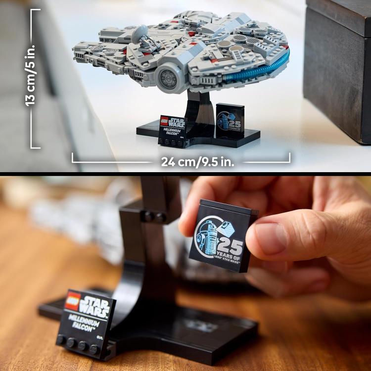 Lego - Star Wars 75375 (Millennium Falcon) 921 Pezzi Dinsey - 25 Anniversary 18+