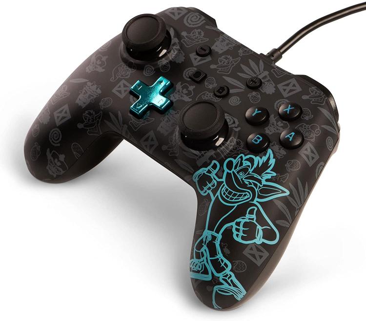 Powera Wired Controller Nintendo Switch Crash Bandicoot Edition Joystick Cablato