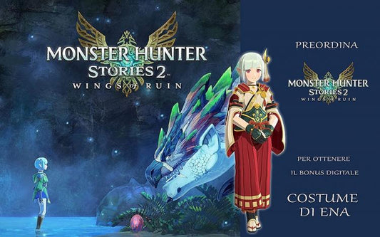 MONSTER HUNTER STORIES 2 WINGS OF RUIN NINTENDO SWITCH VIDEOGIOCO ITALIANO NUOVO