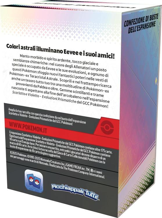 Pokémon - Evoluzioni Prismatiche: Confezione Di 6 Buste Scarlatto E Violetto Gcc