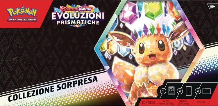 Pokemon Storage Box Sv8.5 Scarlatto E Violetto Evoluzioni Prismatiche (It) Tcg