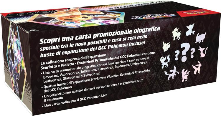 Pokemon Storage Box Sv8.5 Scarlatto E Violetto Evoluzioni Prismatiche (It) Tcg