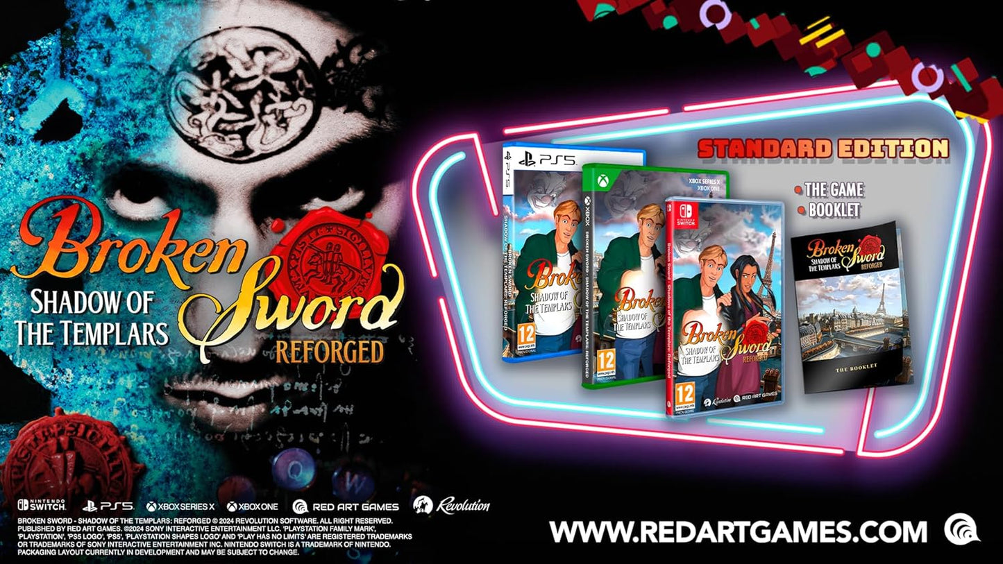 Broken Sword - Shadow of the Templars: Reforged PS5 Gioco Eu ITA Playstation 5