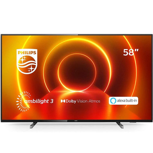Philips Smart Tv 58" Led Ambilight 58Pus7805/12 Ultra Hd 4K Hdr Alexa Integrato