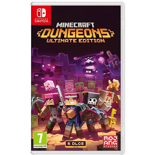 Minecraft Dungeons Ultimate Edition + Dlc Nintendo Switch Italiano Gioco Nuovo