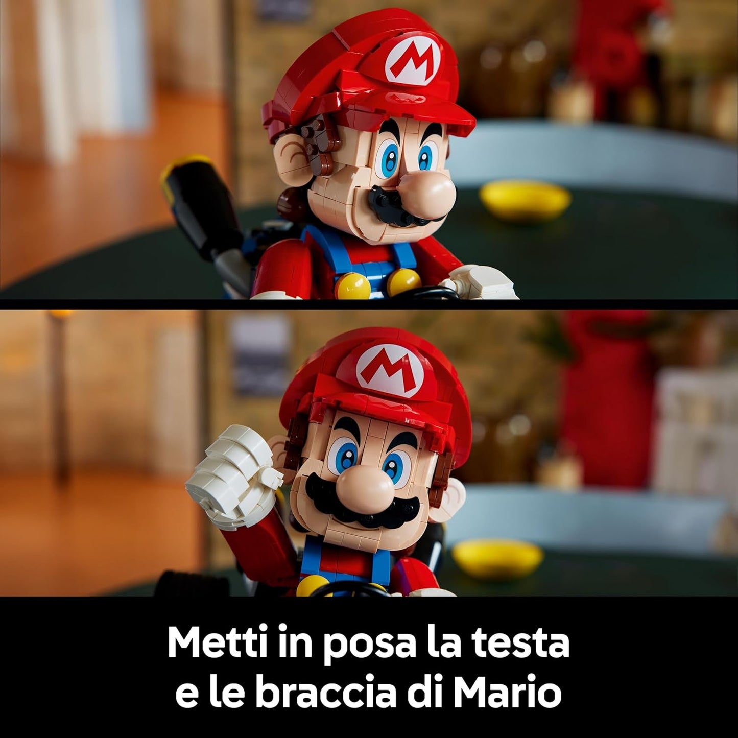 Lego - Super Mario Kart 72037 (Mario & Standard Kart) 1972 pz 18+ Costruzioni