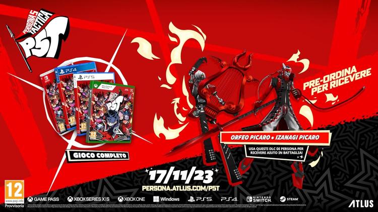 Persona 5 Tactica - Launch Edition Nintendo Switch Gioco Italiano Nuovo Ita