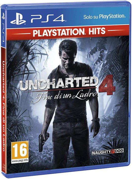 Uncharted 4 Fine Di Un Ladro Ps4 Gioco Playstation 4 Videogioco Italiano Ps Hits