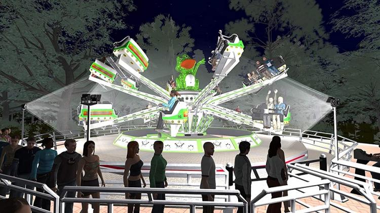 Theme Park Simulator Ps4 Videogioco Simulatore Parco Giochi Playstation 4 Nuovo