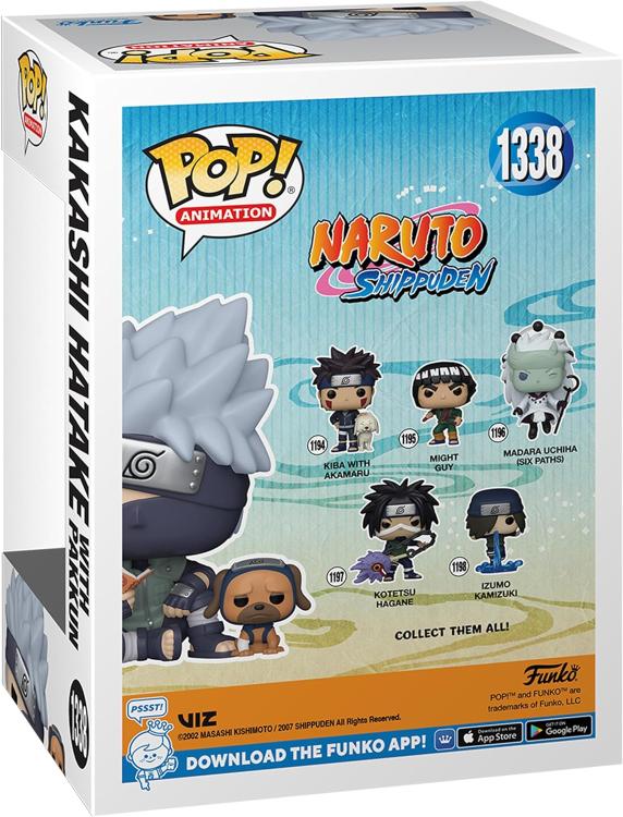 Funko Pop ! Animation Naruto Shippuden - (1338) Kakashi Hatake W/ Pakkun Special