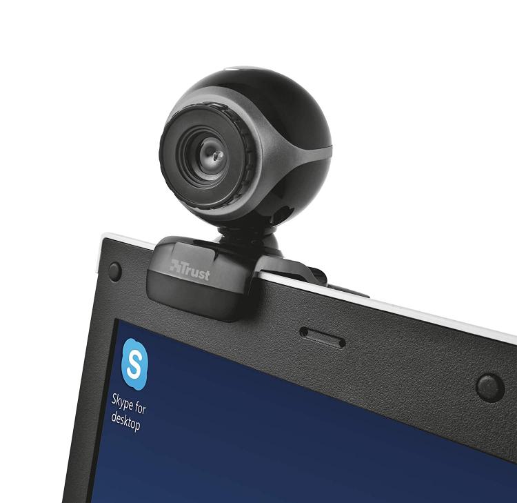 Webcam Trust Exis Con Microfono Usb 2.0 Pc Windows Mac Youtube Skype Messanger