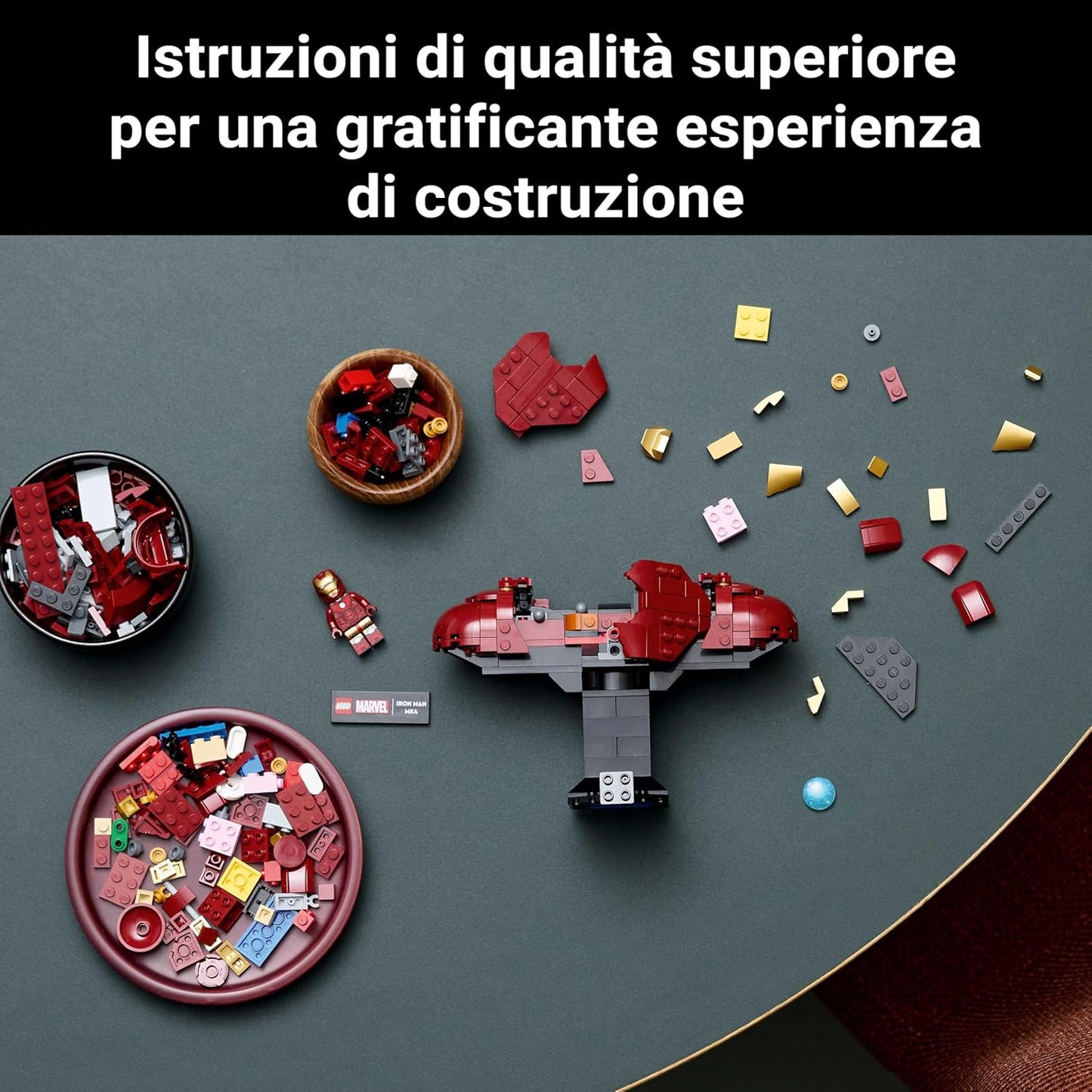 Lego - Marvel 76327 (Busto di Iron Man MK4) Figure Costruzioni 436 pz 18+ Infinity