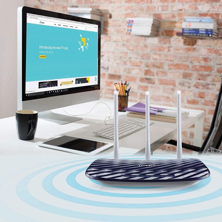 Tplink Router Wifi Switch 4P Dualband 3 Antenne C20 Ac750 Wireless Pc Archer Lan