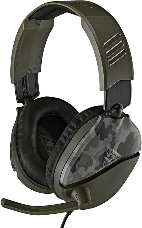 Turtle Beach Recon 70 Camo Verde Camo Cuffie Gaming Ps4 Ps5 Xbox One Pc Jack 3,5