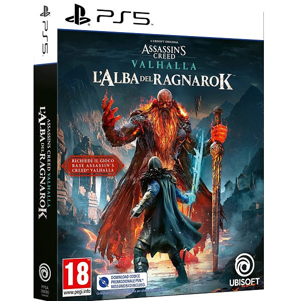 ASSASSIN'S CREED VALHALLA L'ALBA DEL RAGNAROK PS5 CODE BOX BUNDLE PLAYSTATION 5