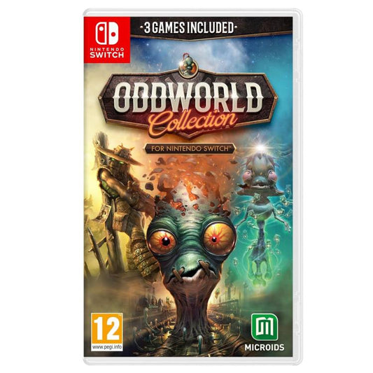 Oddworld Collection Nintendo Switch Videogioco Italiano 3 In 1 Nuovo Sigillato